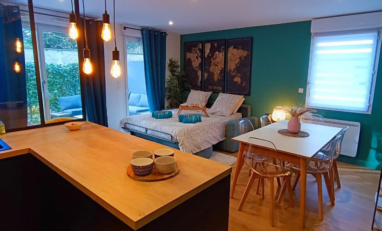 O Belappart - Garage Prive Gratuit Et Terrasse En Centre-Ville Καν Εξωτερικό φωτογραφία